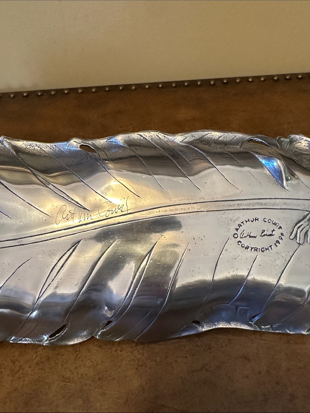 Arthur Court Safari Collection Monkey Tray 1999 (SIGNED) - Picture 3 of 3